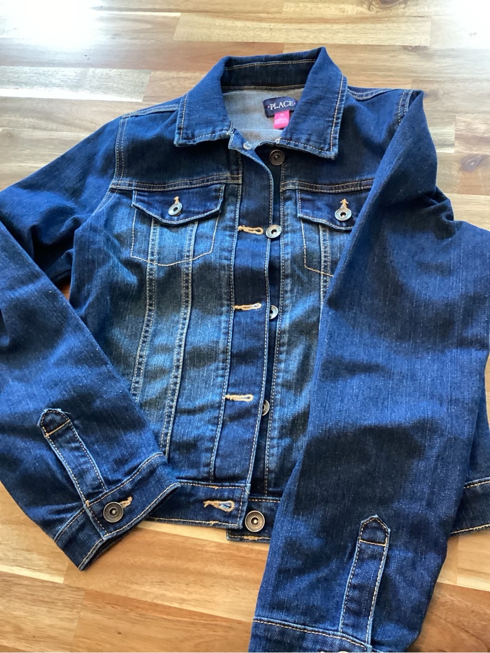 The Children's Place Dark Blue Denim Jean Jacket